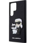 Калъф Karl Lagerfeld - Saffiano K and C, Galaxy S23 Ultra, черен - 4t